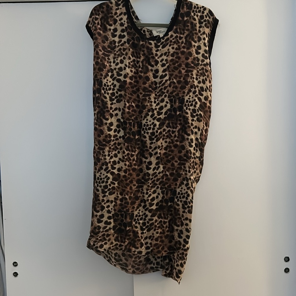 ISABEL MARANT ETOILE leopard slip dress sz 1